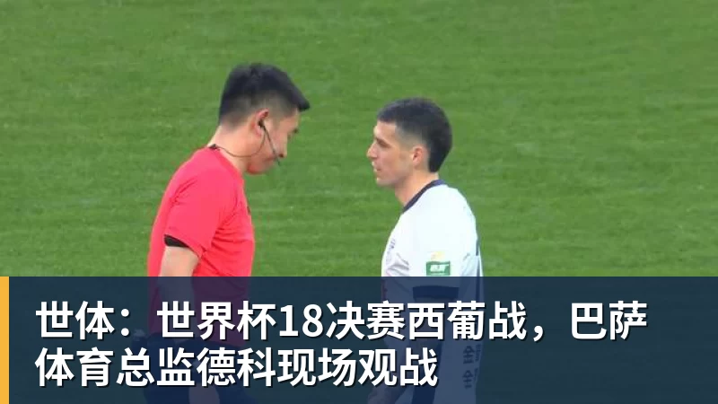 世体：世界杯18决赛西葡战，巴萨体育总监德科现场观战